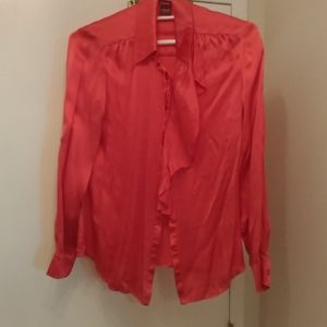Silk Olsen Europe pink blouse